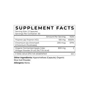 Cymbiotika Apple Cider Vinegar 60 Capsules