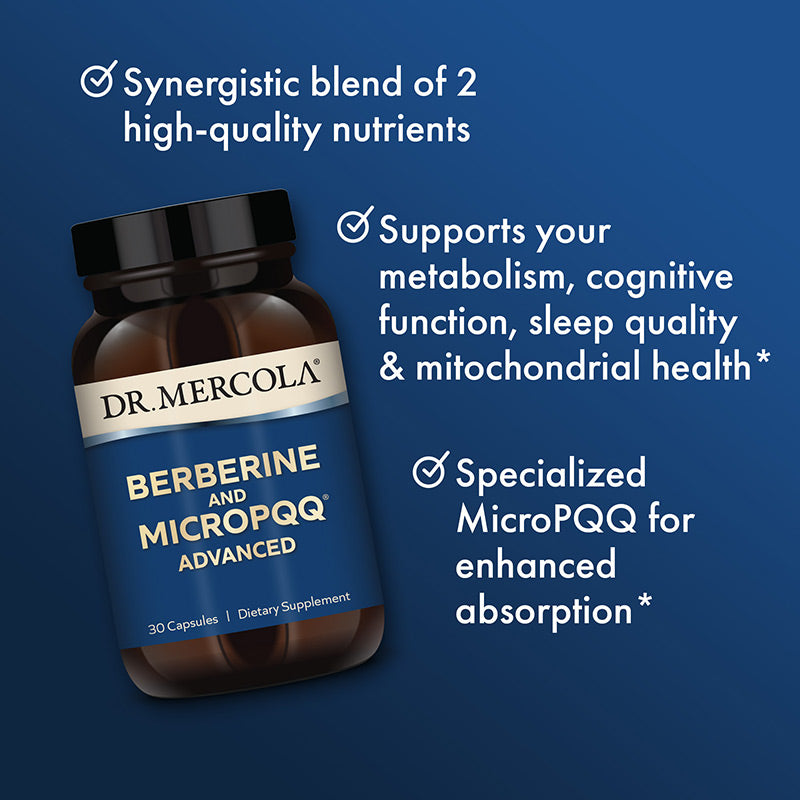 Dr. Mercola Berberine and MicroPQQ Advanced 30 Capsules