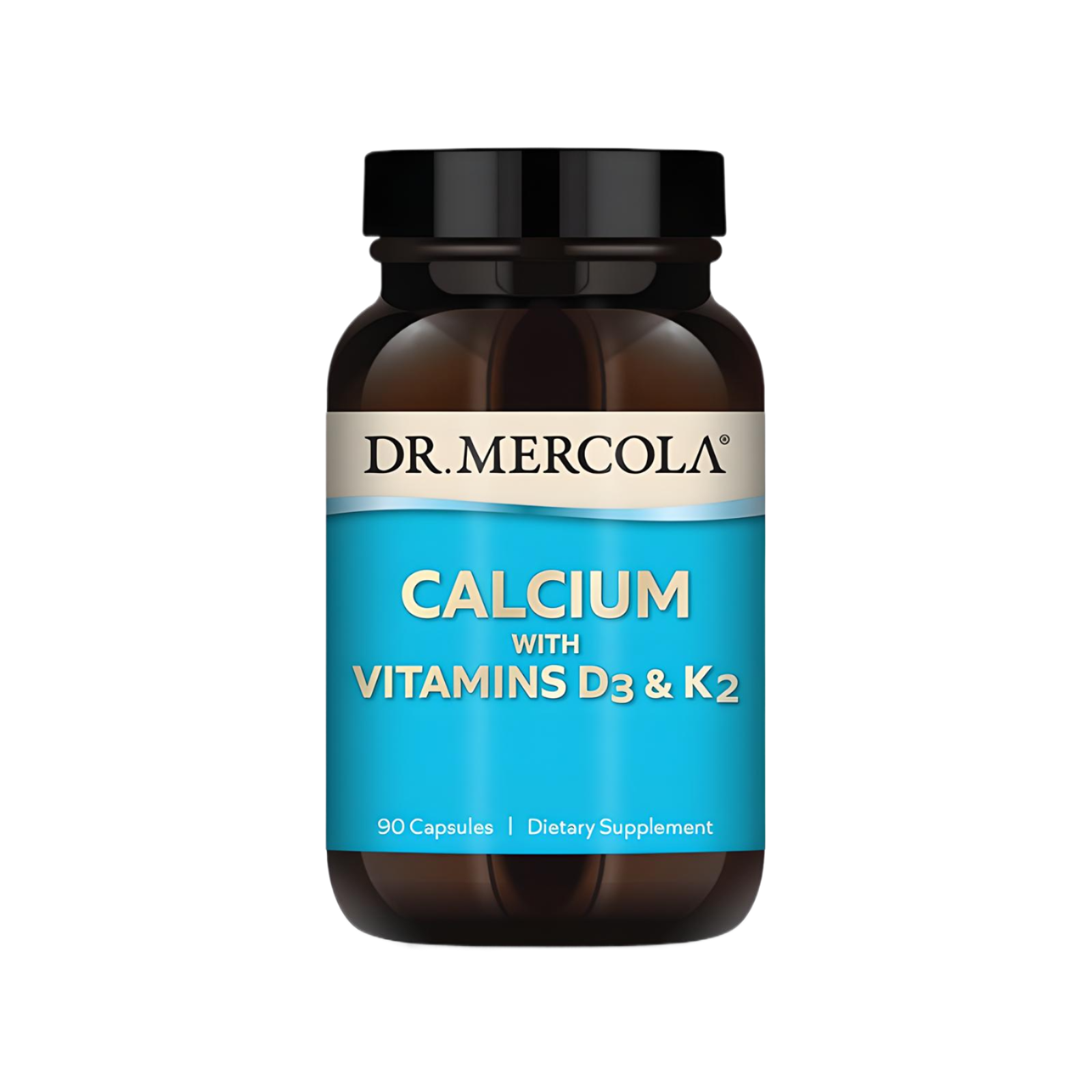 Dr. Mercola Calcio con Vitamina D3 y K2 90 Cápsulas