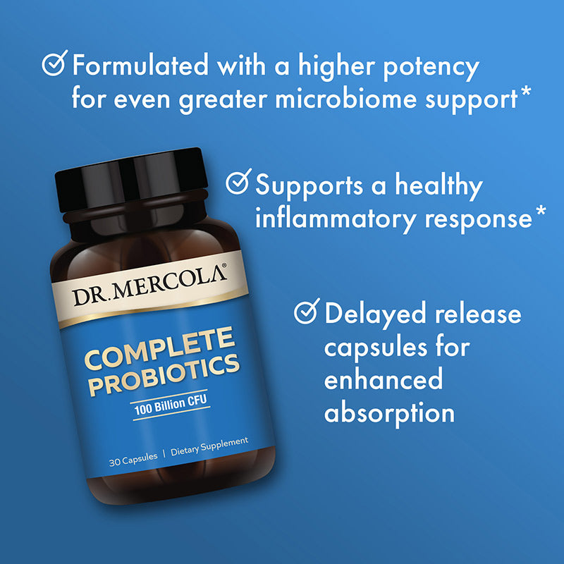 Dr. Mercola Complete Probiotics 100 B CFU 30 Capsules