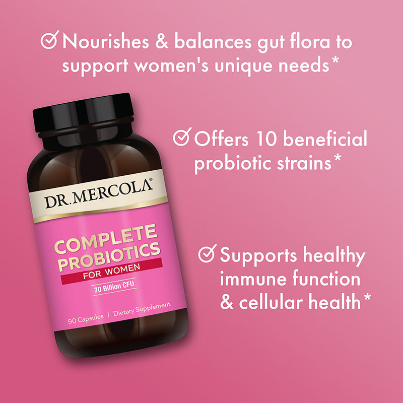 Dr. Mercola Complete Probiotics for Women 90 Capsules