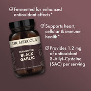 Dr. Mercola Fermented Black Garlic 60 Capsules