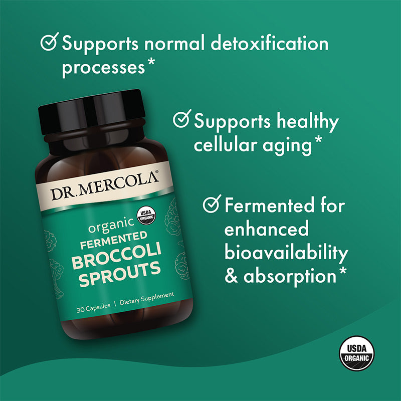 Dr. Mercola Fermented Broccoli Sprouts 30 Capsules