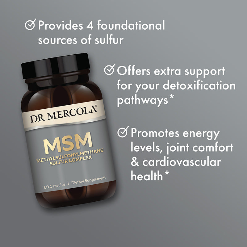 Dr. Mercola MSM 60 Capsules