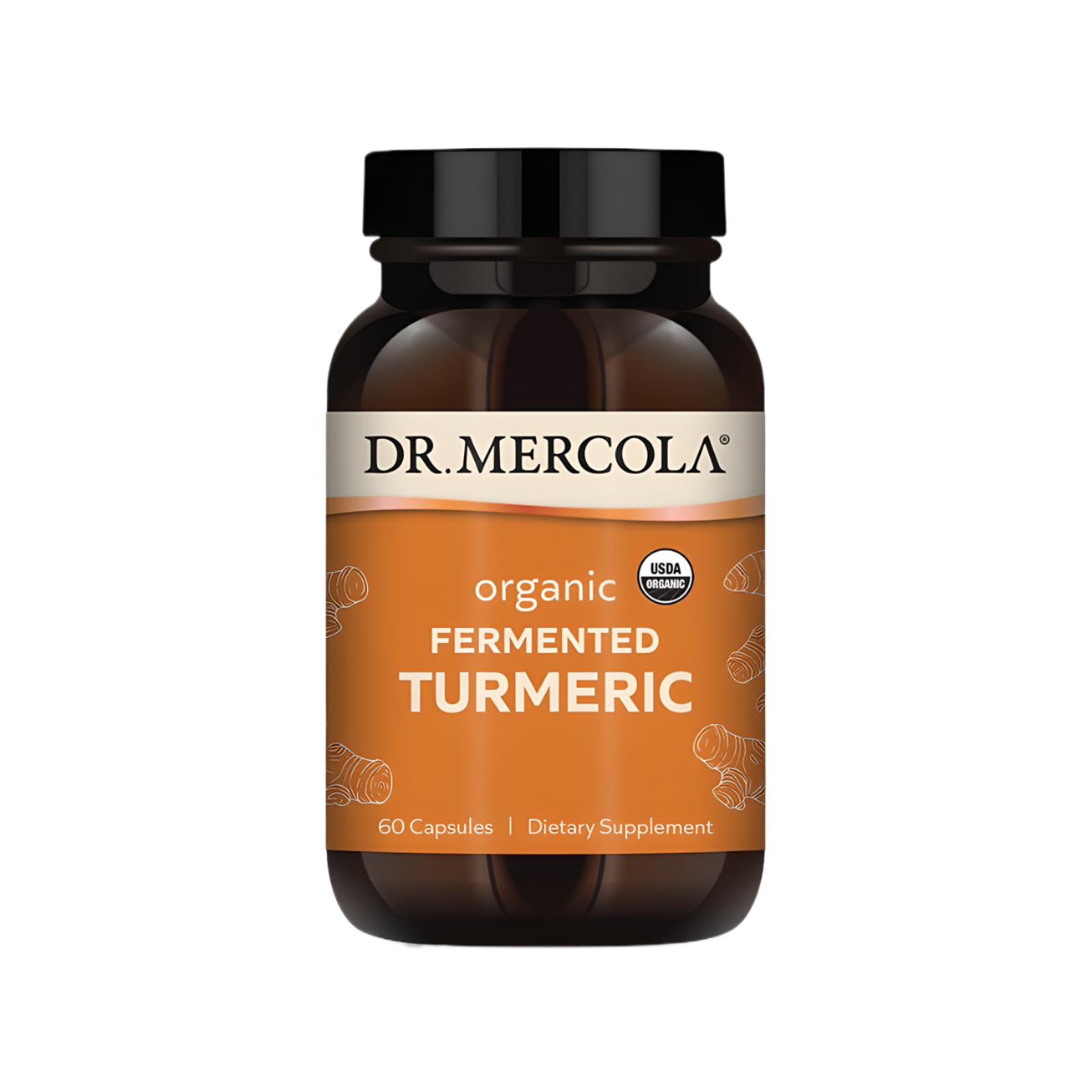 Dr. Mercola Organic Fermented Turmeric 60 Capsules