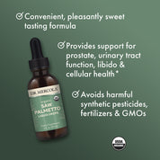 Dr. Mercola Saw Palmetto 60ml Liquid Drops
