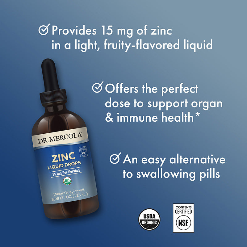 Dr. Mercola Zinc Liquid Drops 115mL