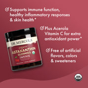 Dr. Mercola Organic Astaxanthin Cherry 30 Gummies