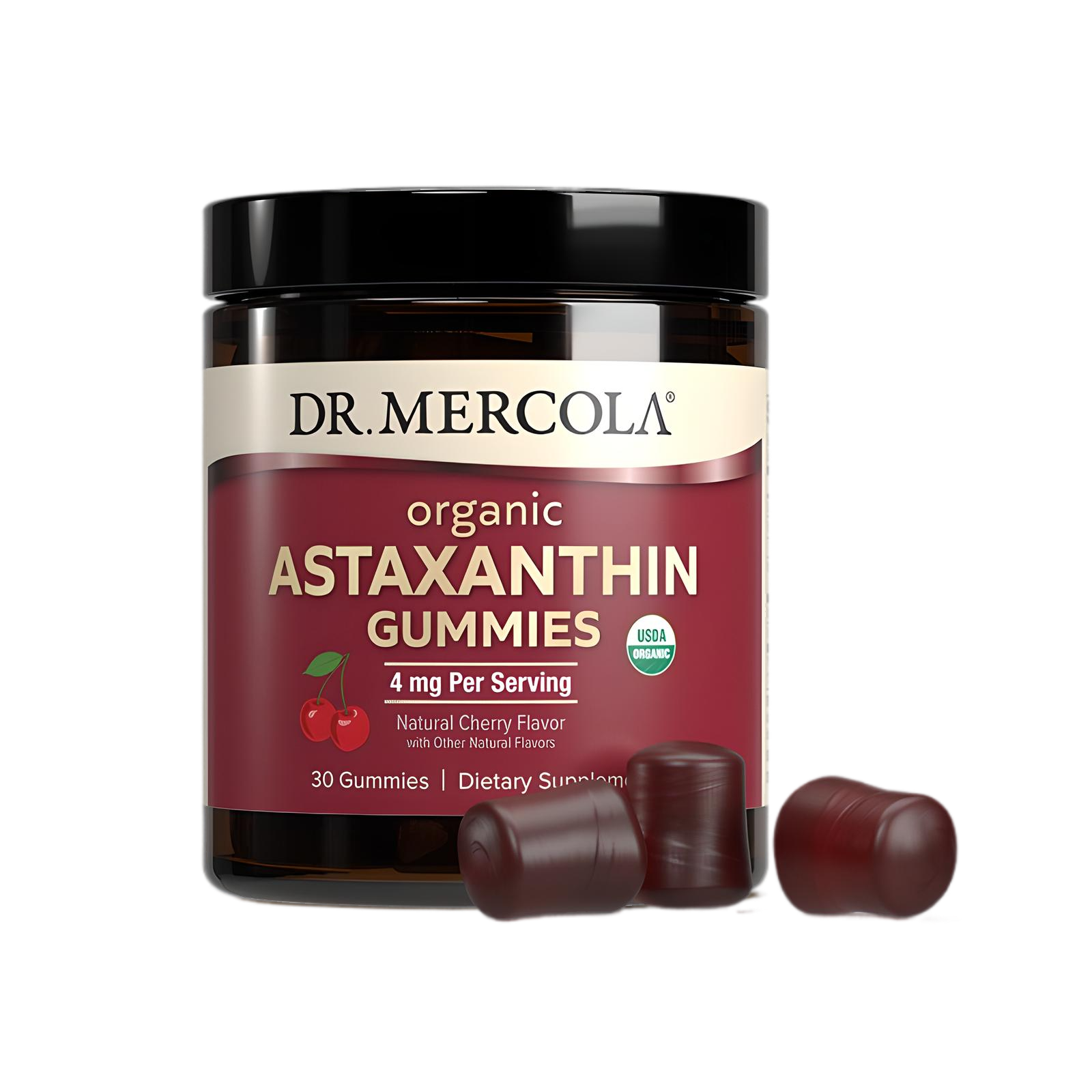 Dr. Mercola Organic Astaxanthin Cherry 30 Gummies