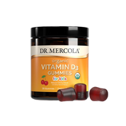 Dr. Mercola Organic Vitamin D3 For Kids Cherry 30 Gummies