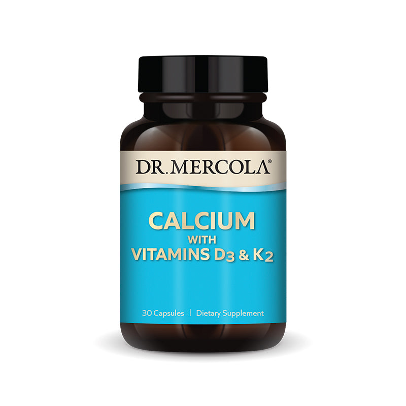 Dr. Mercola Calcium with Vitamins D3 & K2 30 Capsules
