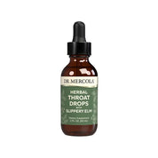 Dr. Mercola Herbal Throat Drops with Slippery Elm 60mL