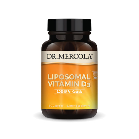 Dr. Mercola Liposomal Vitamin D3 5000 IU 30 Capsules