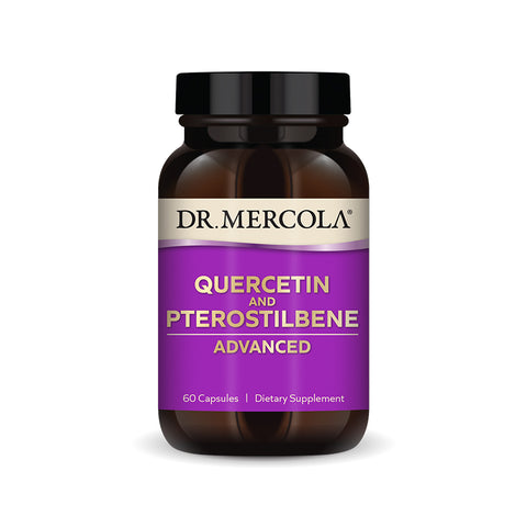 Dr. Mercola Quercetin and Pterostilbene Advanced 60 Capsules
