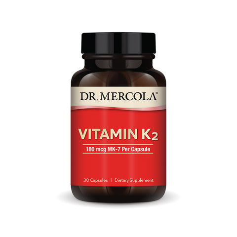 Dr. Mercola Vitamina K2 180mcg 30 Cápsulas