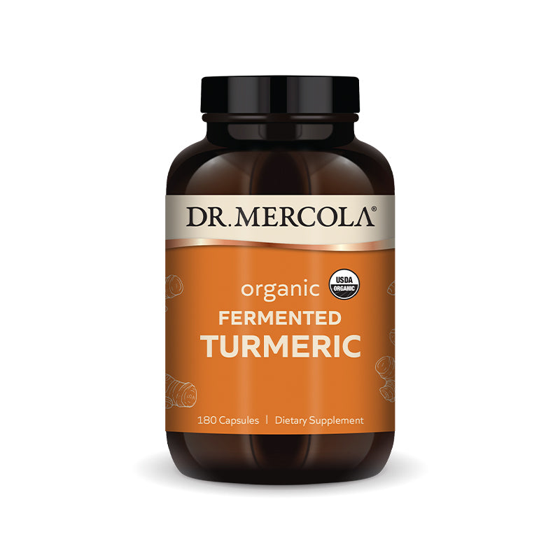 Dr. Mercola Organic Fermented Turmeric 180 Capsules