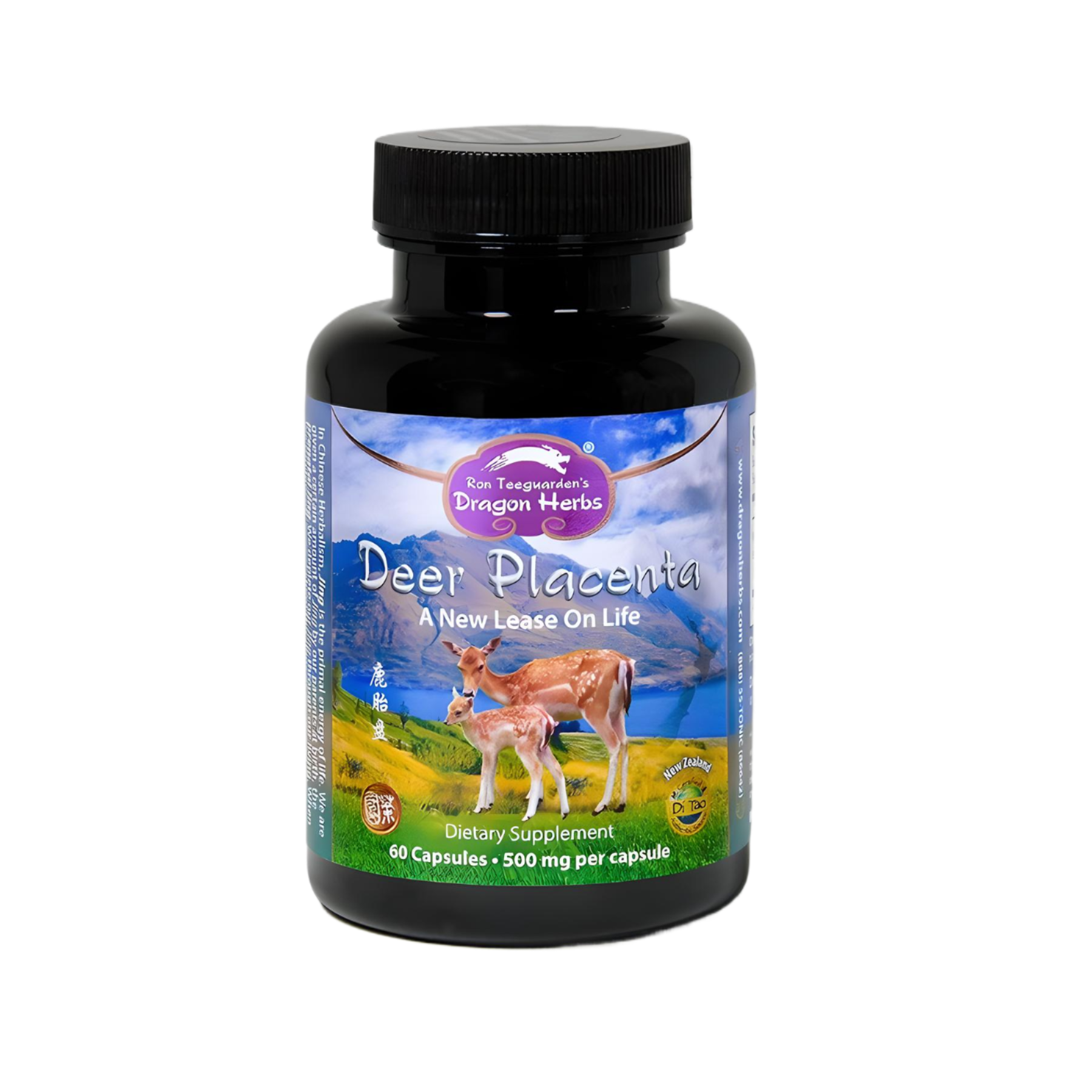 Dragon Herbs Deer Placenta 60 Capsules