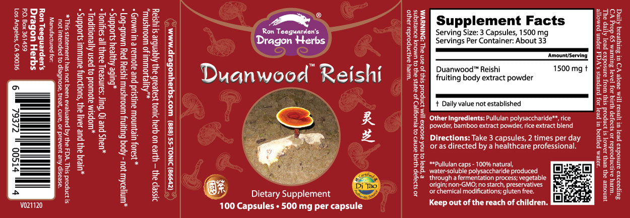 Dragon Herbs 端木灵芝 100 粒