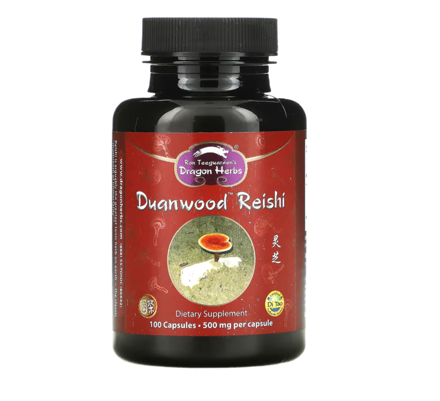 Dragon Herbs Duanwood Reishi 100 Capsules