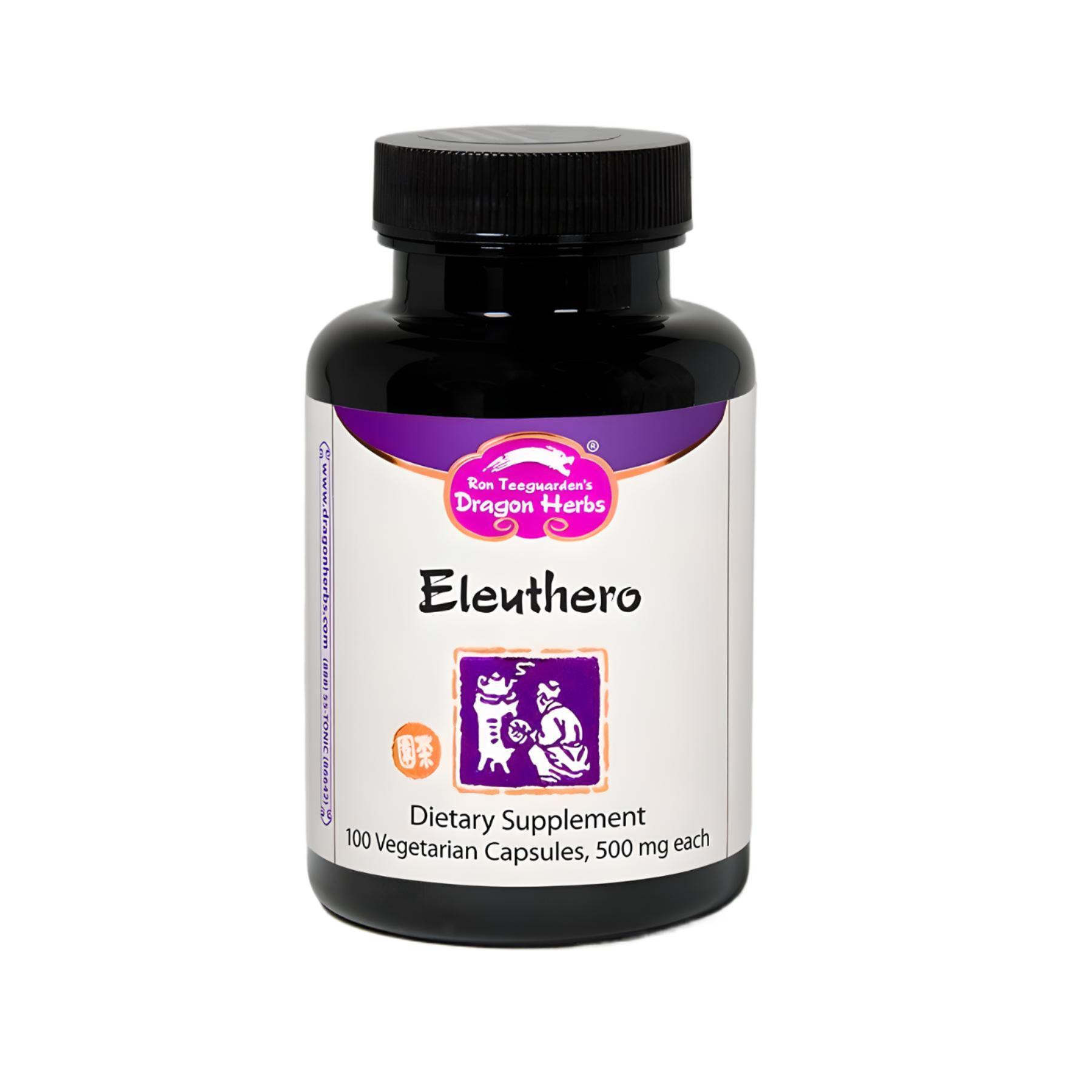 Dragon Herbs Eleuthero 100 Capsules