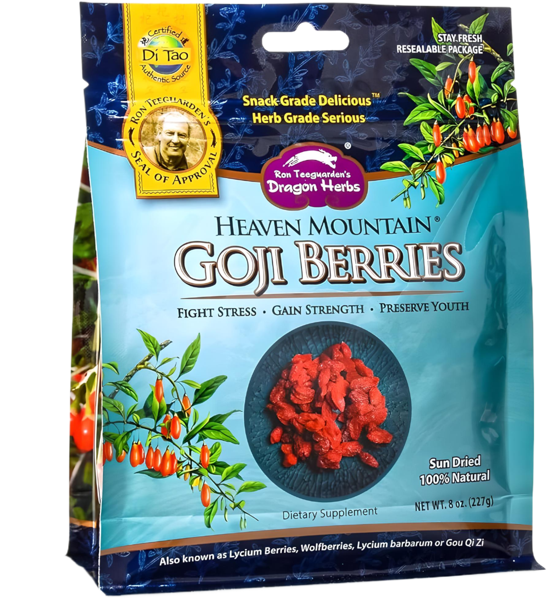 Dragon Herbs Heaven Mountain Goji Berries 227g