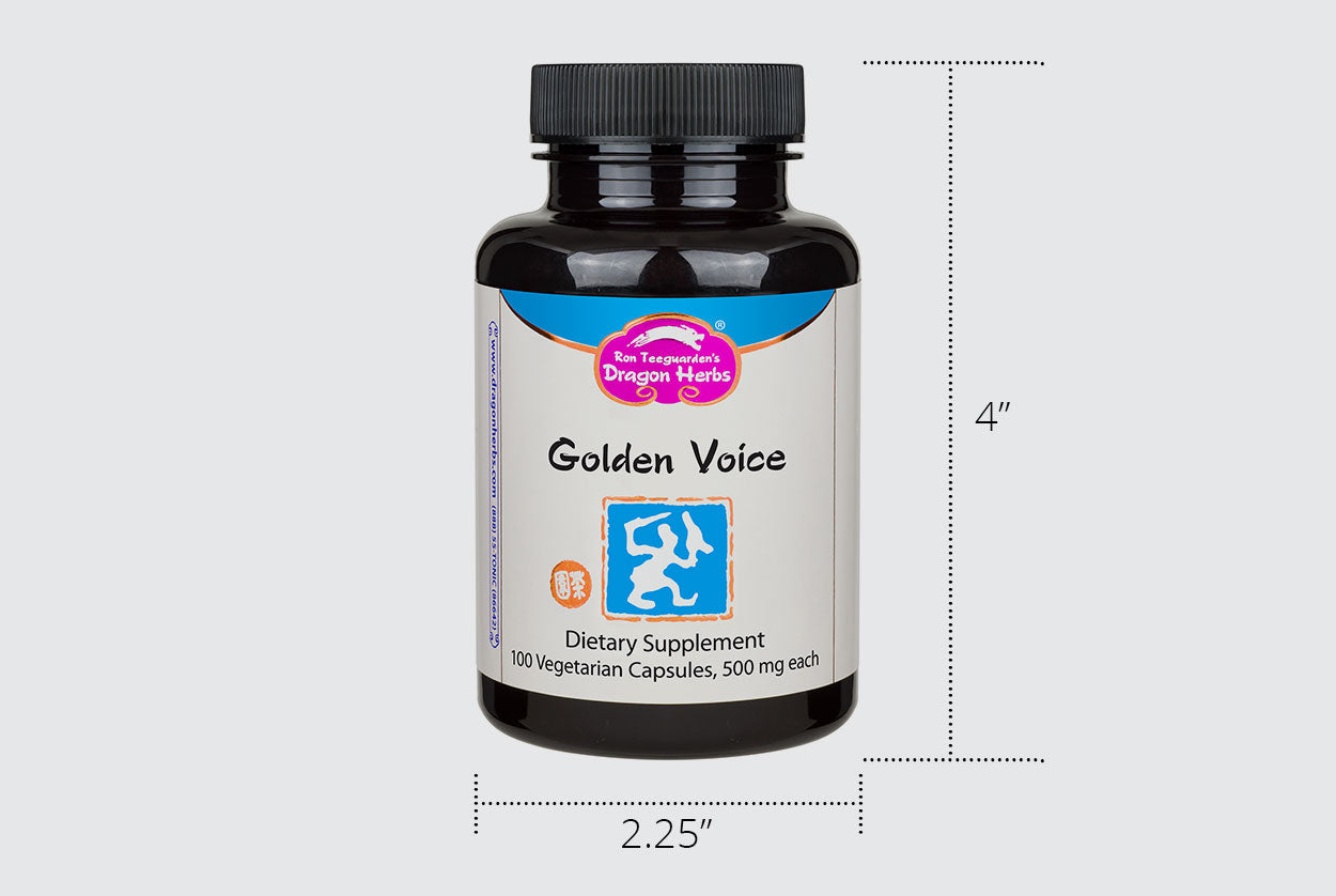 Dragon Herbs Golden Voice 100 Capsules