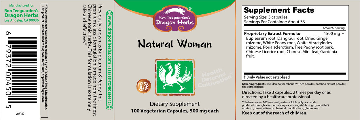 Dragon Herbs Natural Mujer 100 Cápsulas