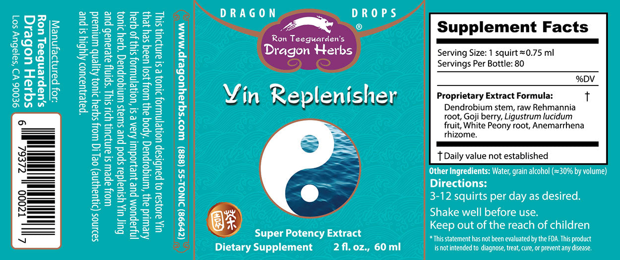 Dragon Herbs Yin Gotas Reabastecedoras 60ml