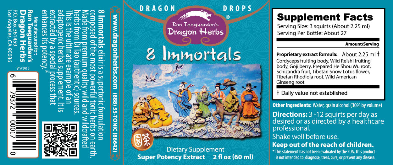 Dragon Herbs 8 Immortals Drops 60ml