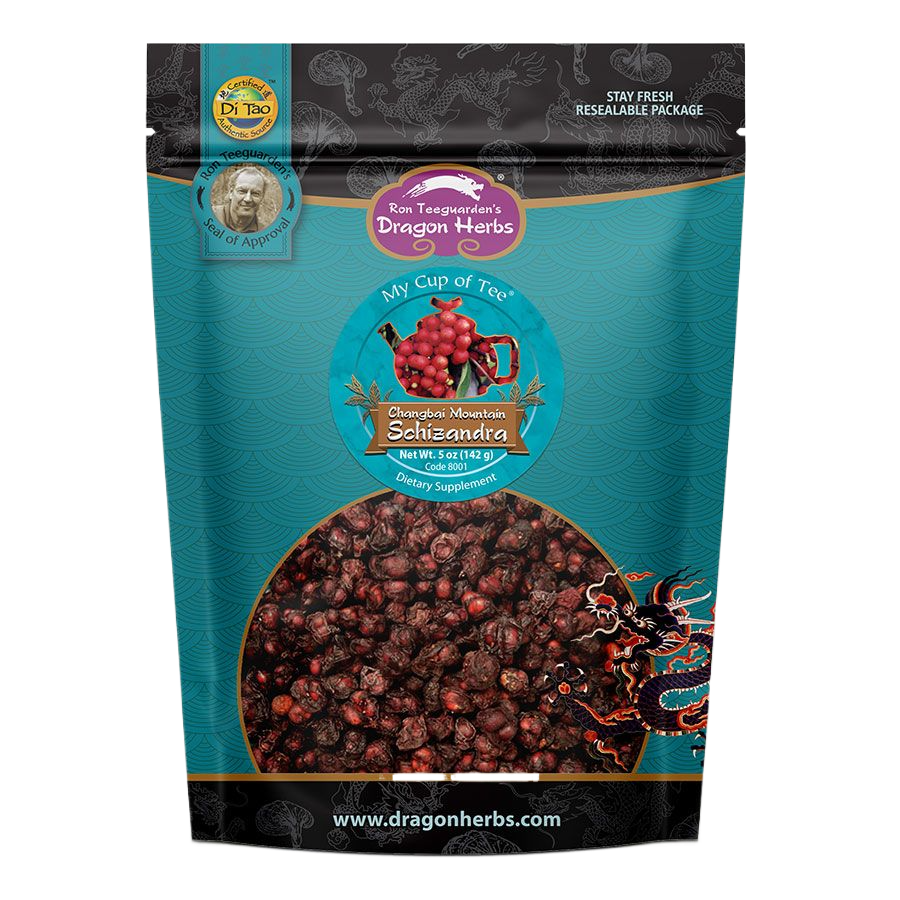 Dragon Herbs Organic Changbai Mountain Schizandra Fruit 5 oz.