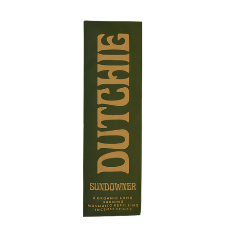 Dutchie Sundowner Mosquito Repelling Incense 8 Organic Fat Sticks