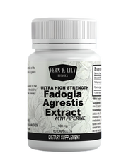 Fern & Lily Botanica Fadogia Agrestis Extract with Piperine 500mg 60 Capsules