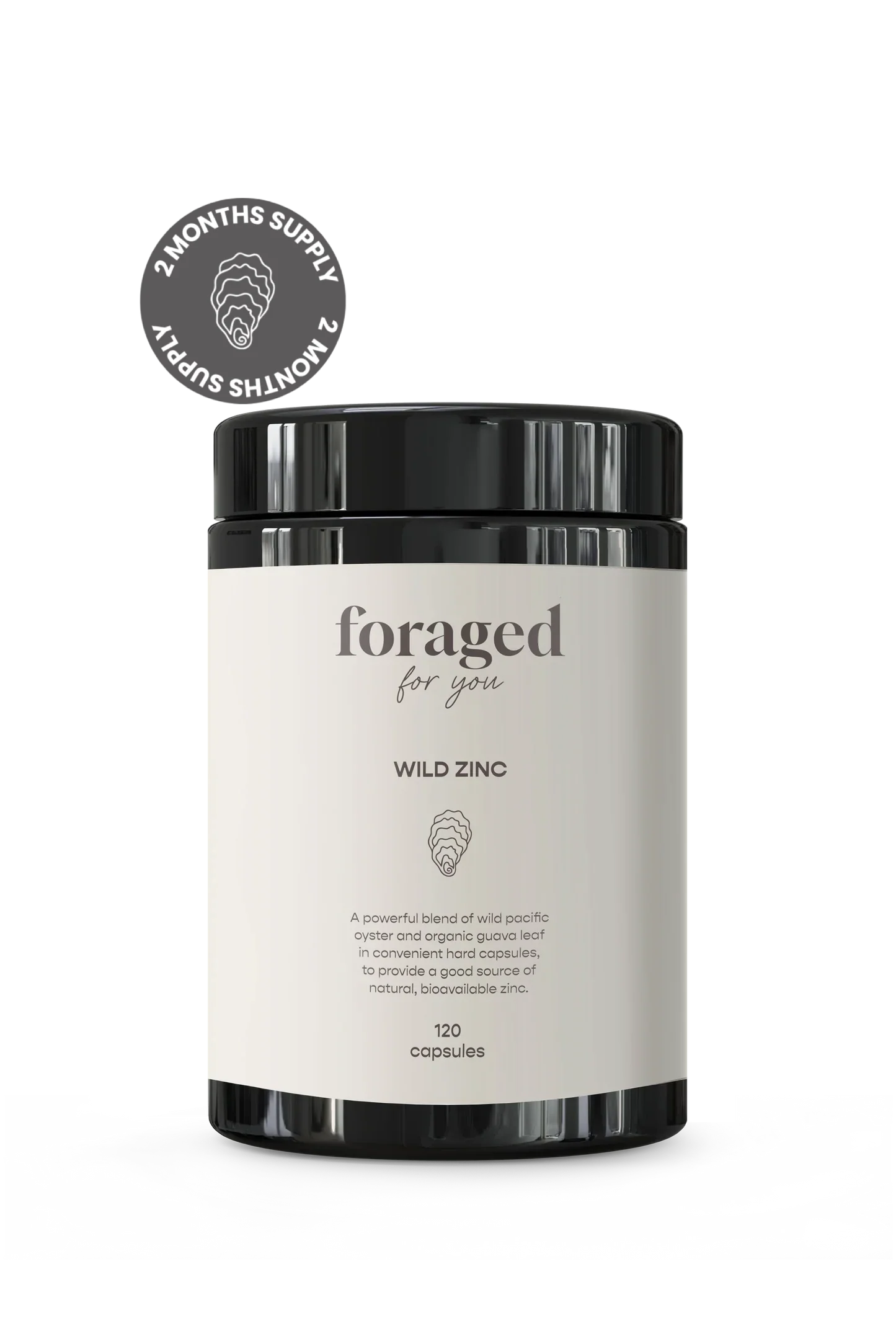 Foraged For You Wild Zinc 120 Capsules