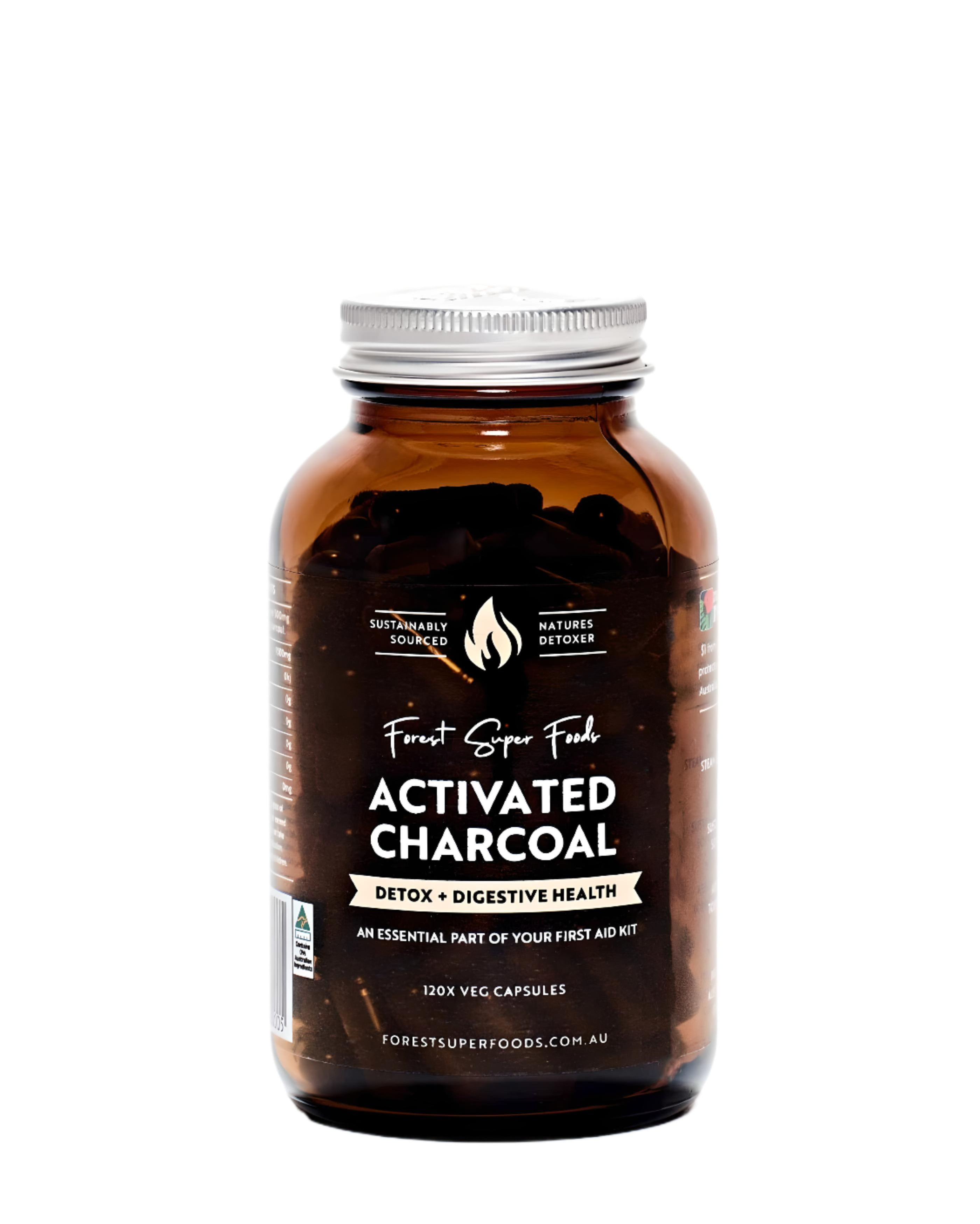 Forest Super Foods Activated Charcoal 120 Caps