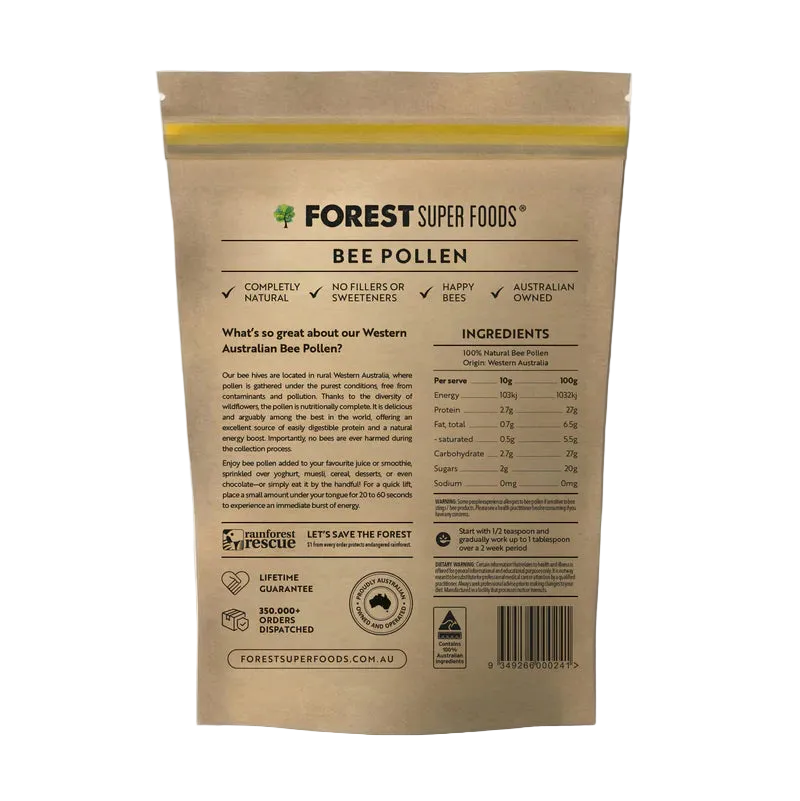 Forest Super Foods West Australian Bee Pollen 250g