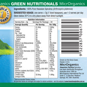 Green Nutritionals Hawaiian Pacifica Spirulina Tablets 200 Tablets