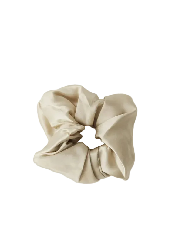 HINU 100% Mulberry Silk Scrunchie