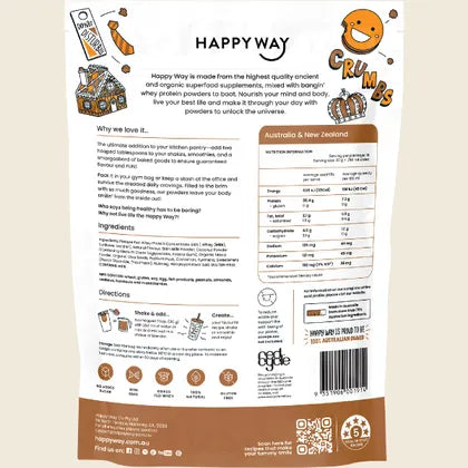 Happy Way Caramel Biscuit Whey Protein Powder 500g