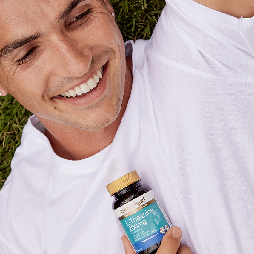 Herbs of Gold L-Theanine 200mg 30 Capsules