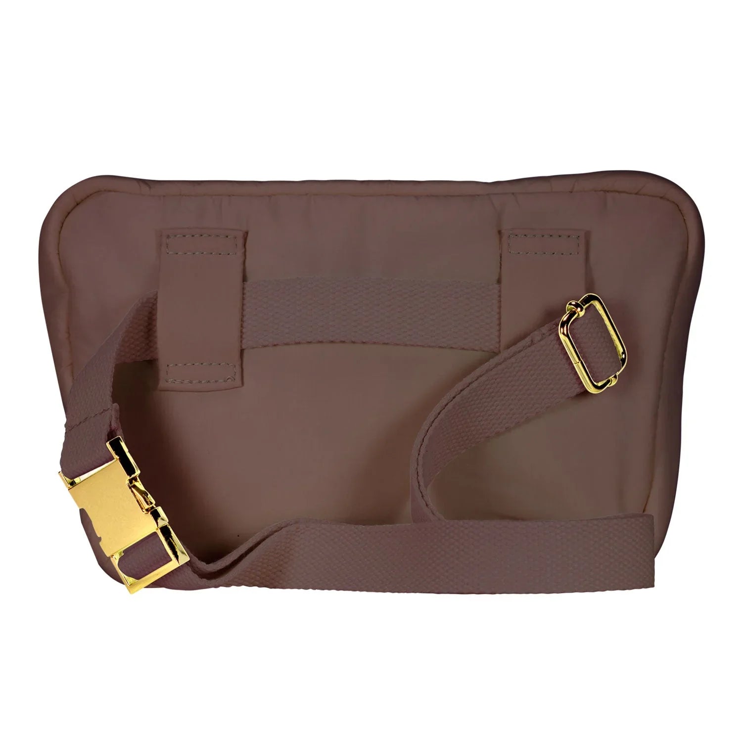 Living Libations Puffer Hip Bag with EMF Shield in Coffee Bean