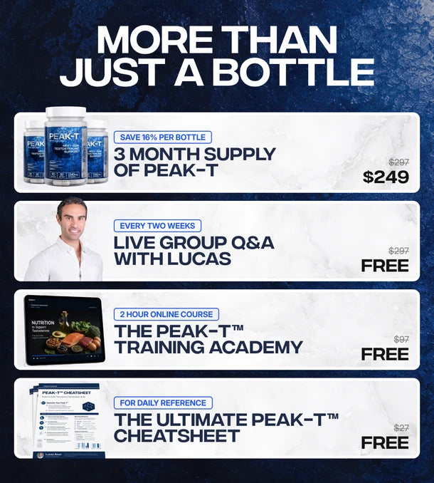 INB4 PEAK-T Testosterone Support 90 Capsules