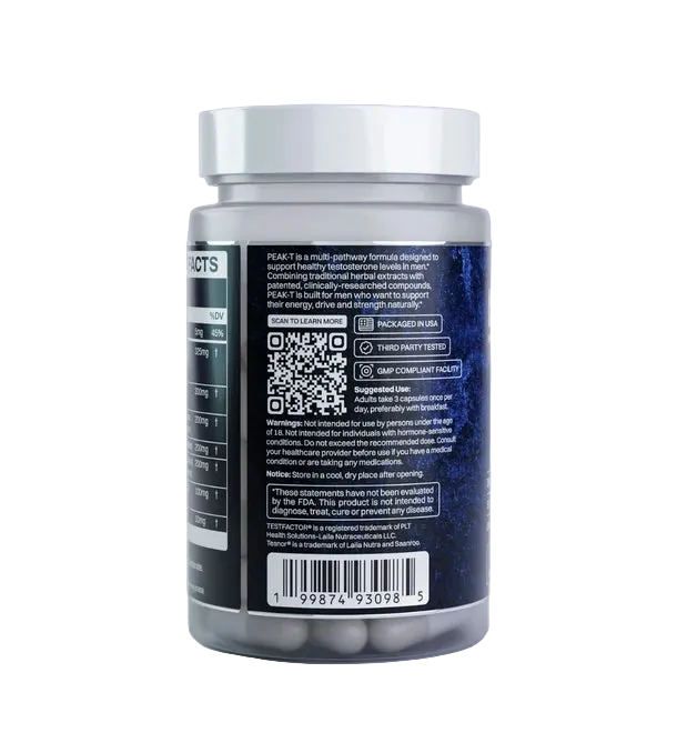 INB4 PEAK-T Testosterone Support 90 Capsules