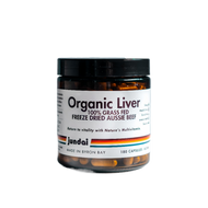 Jundai Organic Freeze Dried Beef Liver 180 Capsules