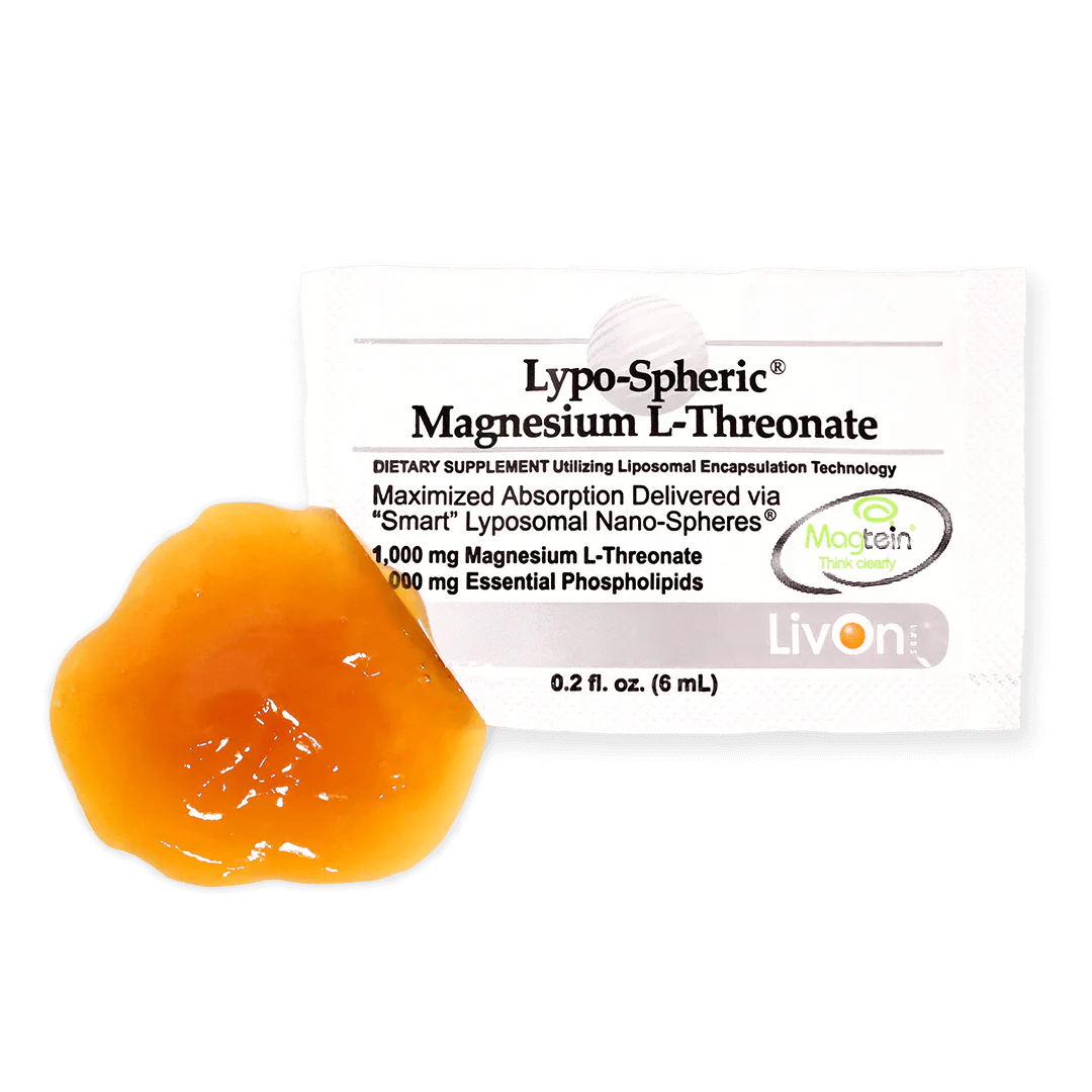 LivOn Lypo-Spheric Magnesium L-Threonate Single Packet