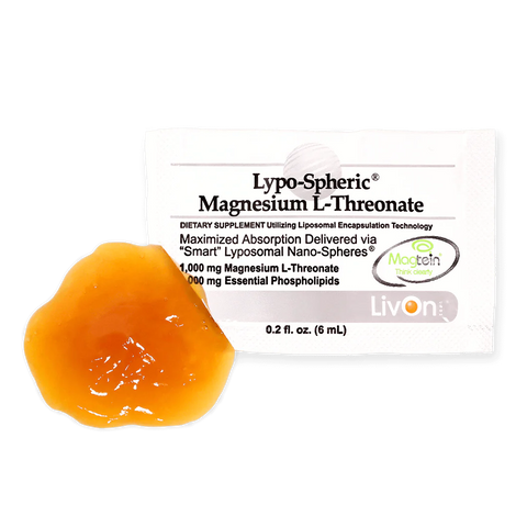 LivOn Lypo-Spheric Magnesium L-Threonate Single Packet