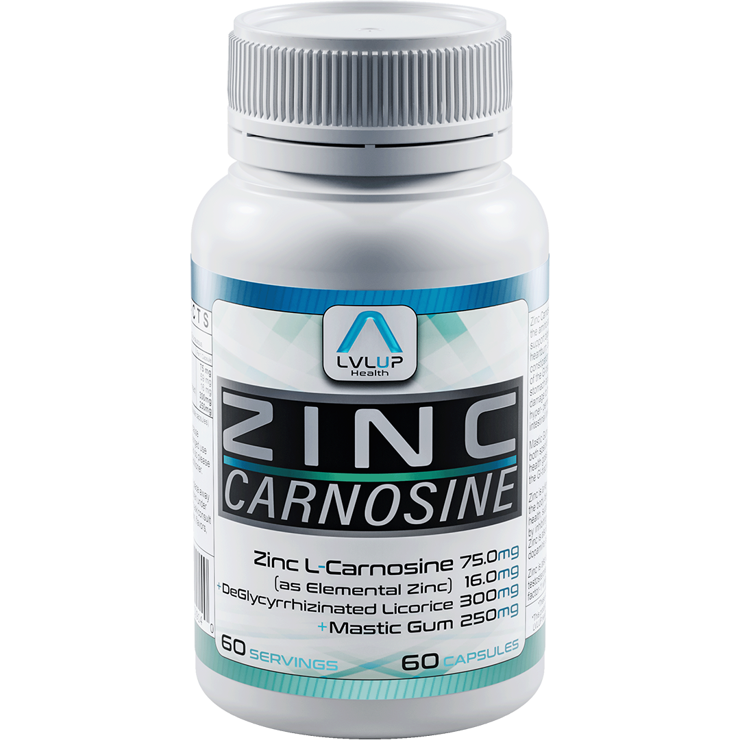 LVLUP Health Zinc Carnosine 60 Capsules