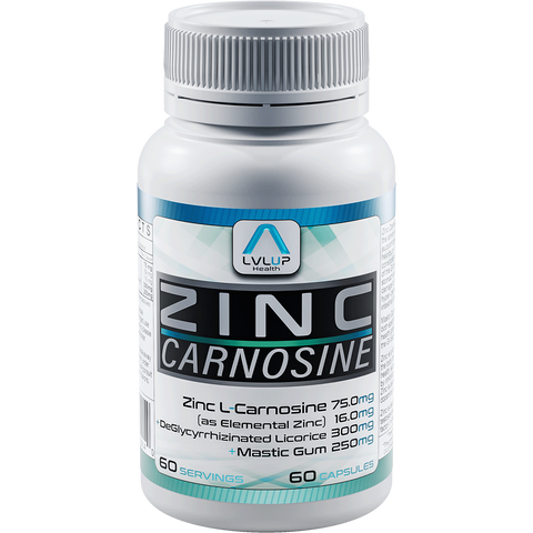 LVLUP Health Zinc Carnosine 60 Capsules