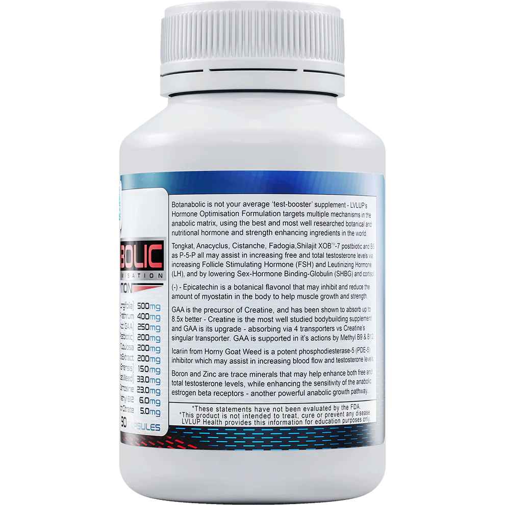 LVLUP Health Botanabolic 90 Capsules