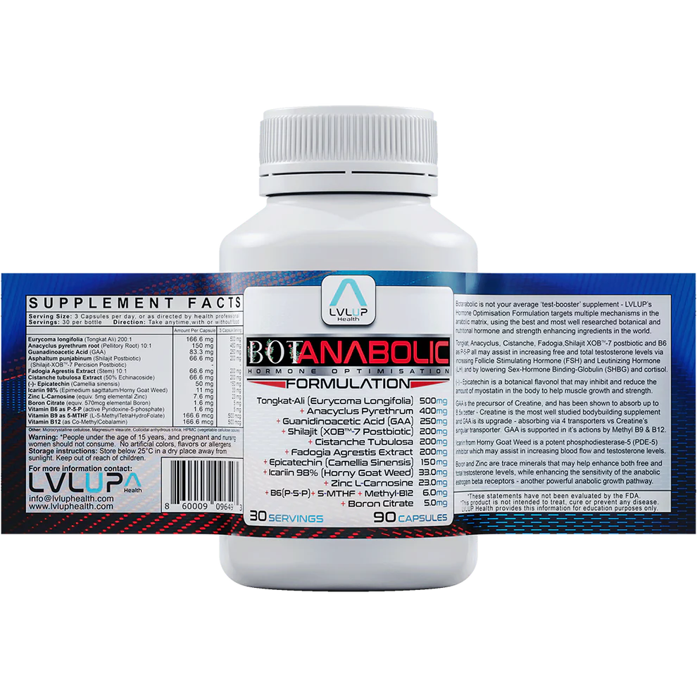 LVLUP Health Botanabolic 90 Capsules