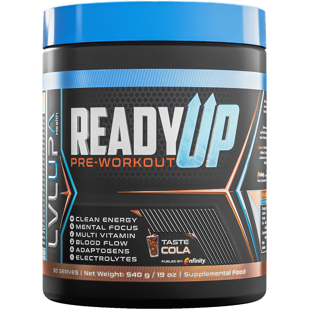 LVLUP Health Ready UP Pre-Workout Cola 540g